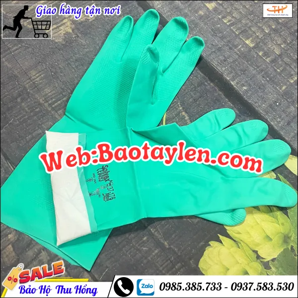 Bao tay ansell chống hóa chất