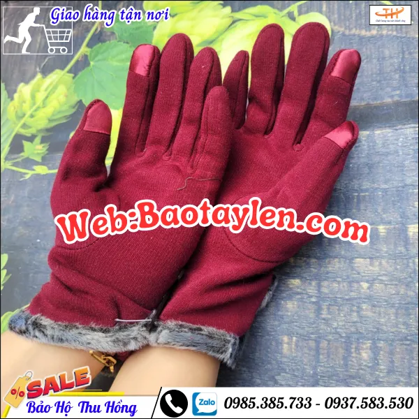Bao tay vải thun cảm ứng