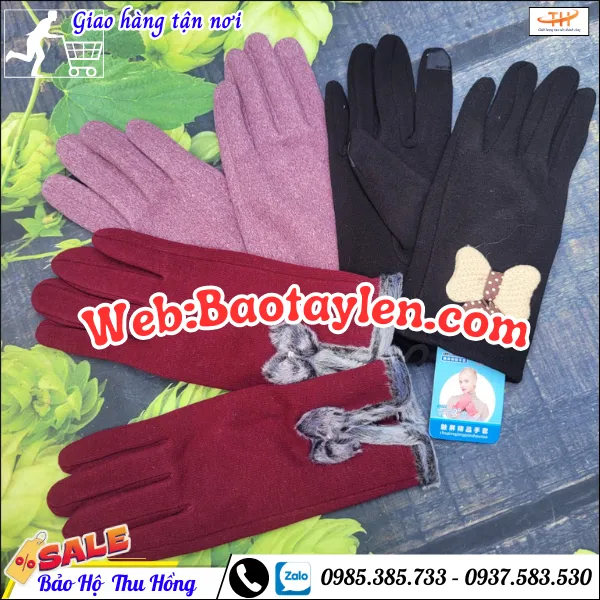 Bao tay vải thun cảm ứng