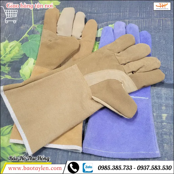 Bao tay da hàn dài