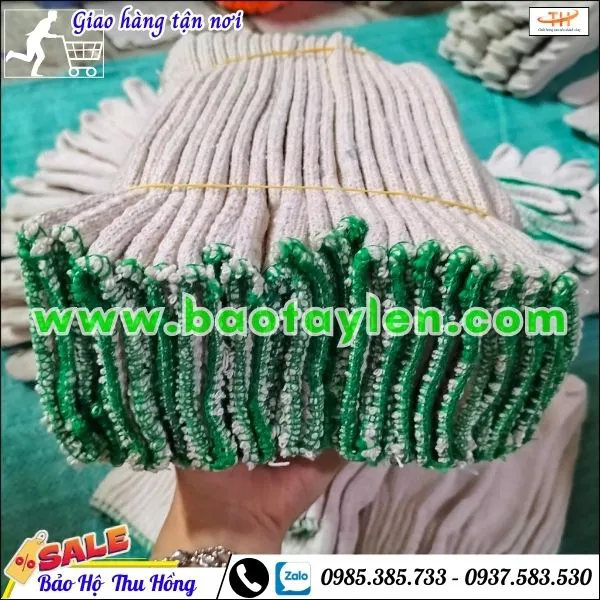 Găng tay len kem trắng 80gr