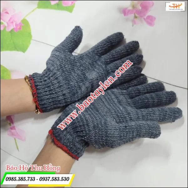 Bao tay len xám đen 60gr