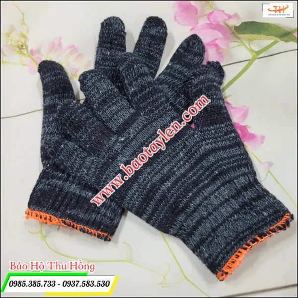 Bao tay len xám đen 70gr