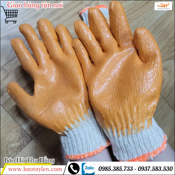 Bao tay len nhúng nhựa 60gr