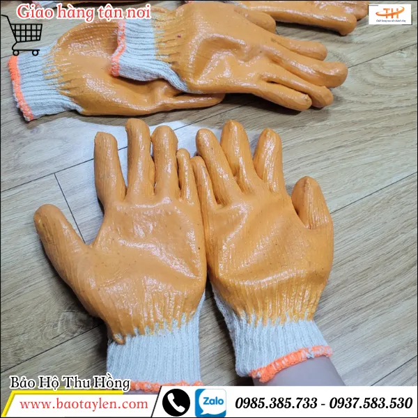 Bao tay len nhúng nhựa 60gr