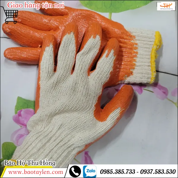 Bao tay len nhúng nhựa 60gr