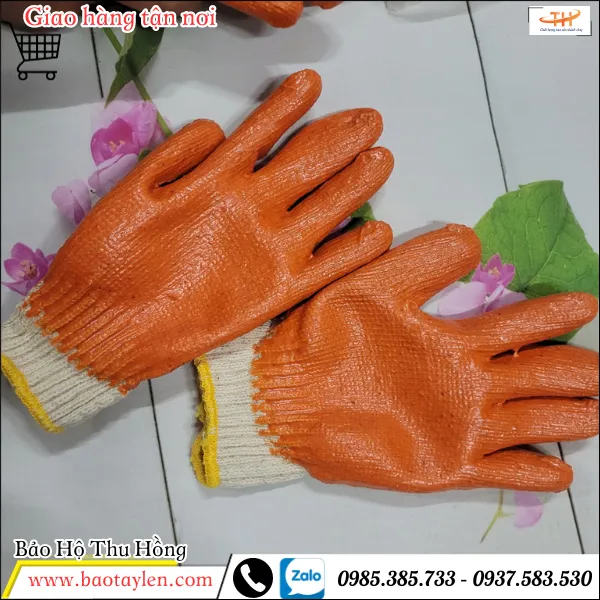 Bao tay len nhúng nhựa 60gr