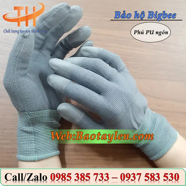 Bao  tay xám phủ PU ngón
