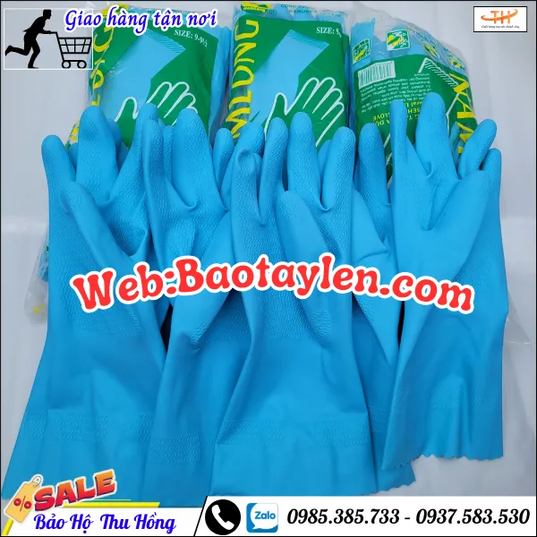Găng tay cao su công nghiệp
