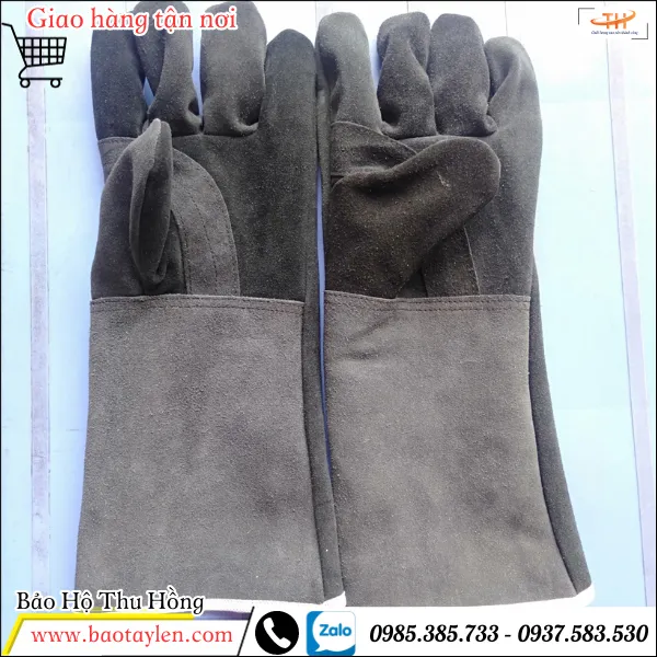 Găng tay da hàn 2 lớp