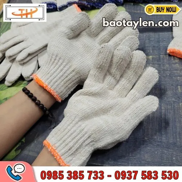 Găng tay len kem trắng 70gr