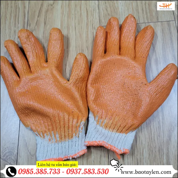 Bao tay len nhúng nhựa 70gr