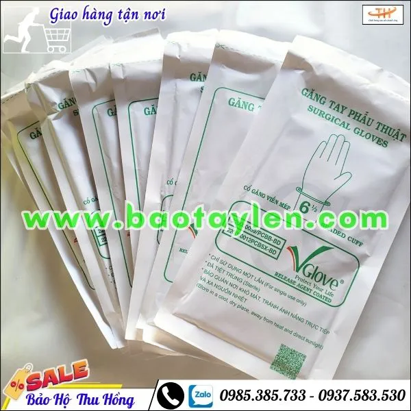 Găng tay y tế tiệt trùng