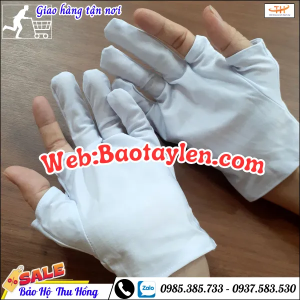Bao tay vải thun cắt đầu ngón