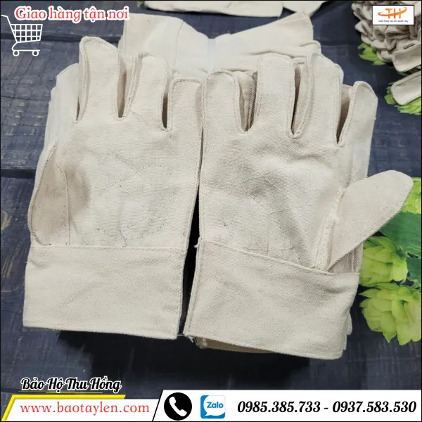 Bao tay vải bạt