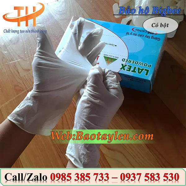 Găng tay cao su y tế TTGlove có bột, không bột