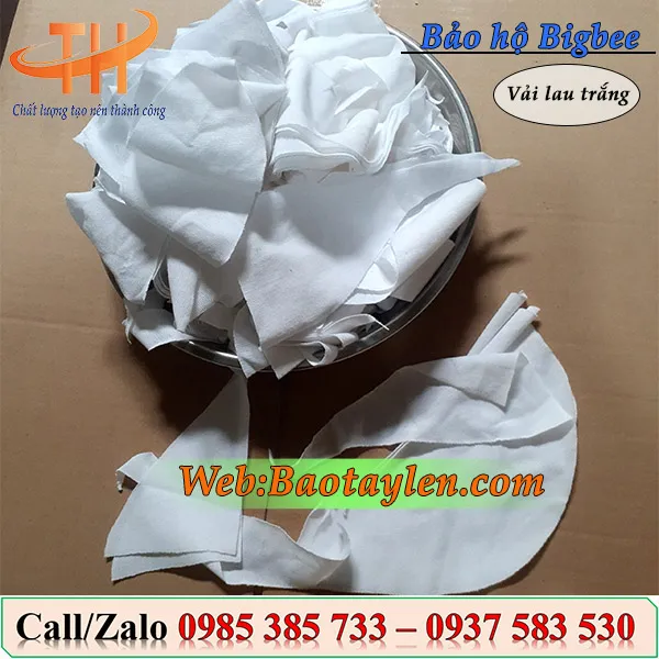 Giẻ lau trắng nhỏ