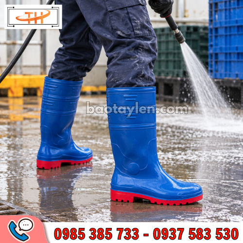 Ủng bảo hộ lao động mũi thép bảo vệ chân hiệu quả Ủng bảo hộ lao động mũi thép bảo vệ chân hiệu quả