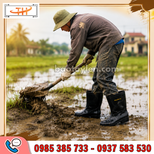 Ủng làm ruộng chống trơn trượt Ủng làm ruộng chống trơn trượt