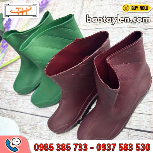 Ủng cổ thấp thiết kế gọn, nhẹ Ủng cổ thấp thiết kế gọn, nhẹ