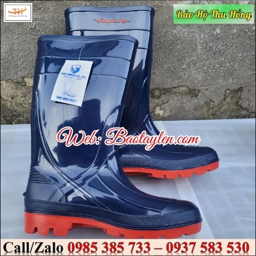 Ủng mũi thép Thùy Dương bảo hộ lao động chống va đập. Ủng mũi thép Thùy Dương bảo hộ lao động chống va đập.