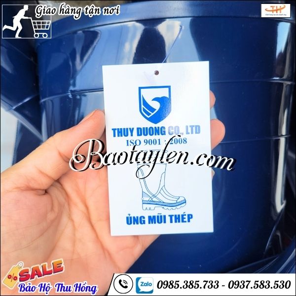 Ủng bảo hộ mũi thép Thùy Dương dành cho công nhân. Ủng bảo hộ mũi thép Thùy Dương dành cho công nhân.
