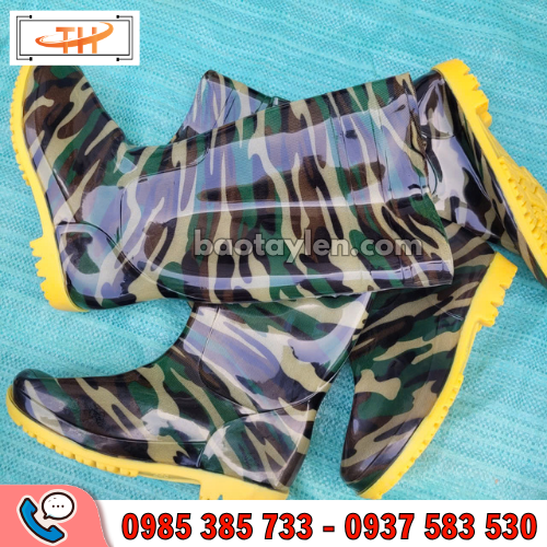 Ủng bảo hộ rằn ri đế vàng hàng chuẩn sỉ rẻ Ủng bảo hộ rằn ri đế vàng hàng chuẩn sỉ rẻ