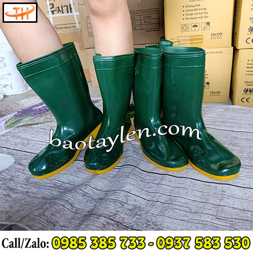 Ủng Sun xanh rêu đế vàng sẳn sỉ rẻ Ủng Sun xanh rêu đế vàng sẳn sỉ rẻ