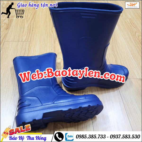 Ủng bảo hộ siêu nhẹ màu xanh Ủng bảo hộ siêu nhẹ màu xanh