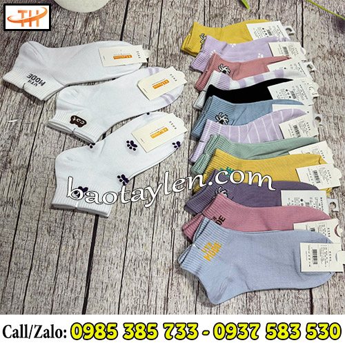Vớ cotton mềm, nhẹ, thông thoáng Vớ cotton mềm, nhẹ, thông thoáng