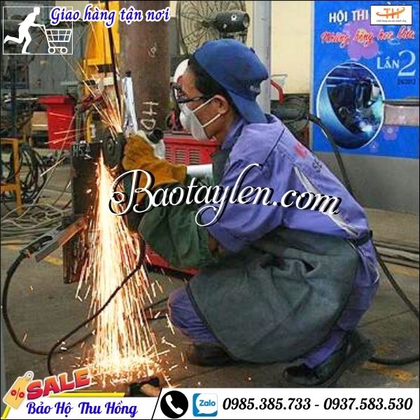 Yếm thợ hàn - yếm da chống cháy. Yếm thợ hàn - yếm da chống cháy.