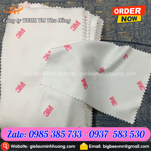 Khăn lau mắt kính in chữ 3M Khăn lau mắt kính in chữ 3M