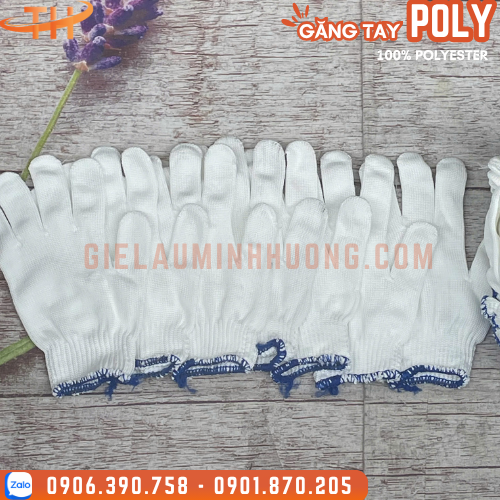 Găng tay bảo hộ sợi poly 40g Găng tay bảo hộ sợi poly 40g