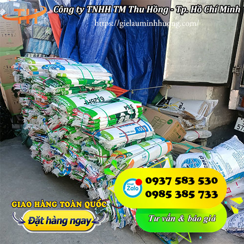 bao tải cũ 25kg, 50kg, tại kho Thu Hồng bán bao tải cũ 25kg, 50kg giá rẻ tại TPHCM