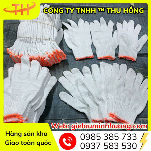 Bao tay poly cổ dài 70g chất lượng cao tại Thu Hồng Bán bao tay poly cổ dài 70g hàng đặt giá rẻ bịch 10 đôi