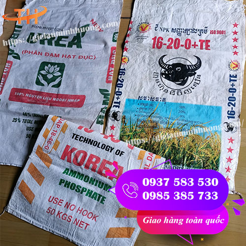 bán buôn bao tải cám cò cũ tái chế giá rẻ