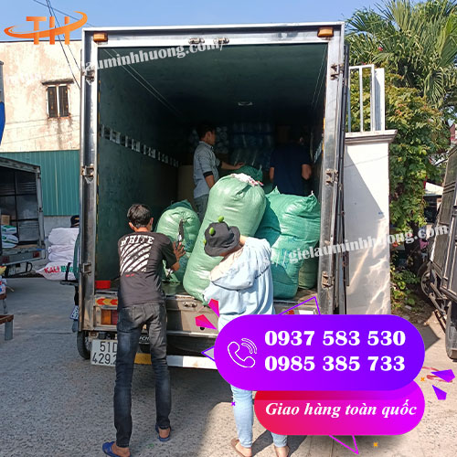 bán buôn bỏ sỉ vải vụn dồn bao cát