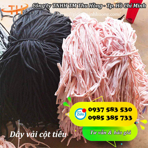 Dây cột tiêu đủ màu giá rẻ bán dây cột tieu thun cotton mềm giá rẻ