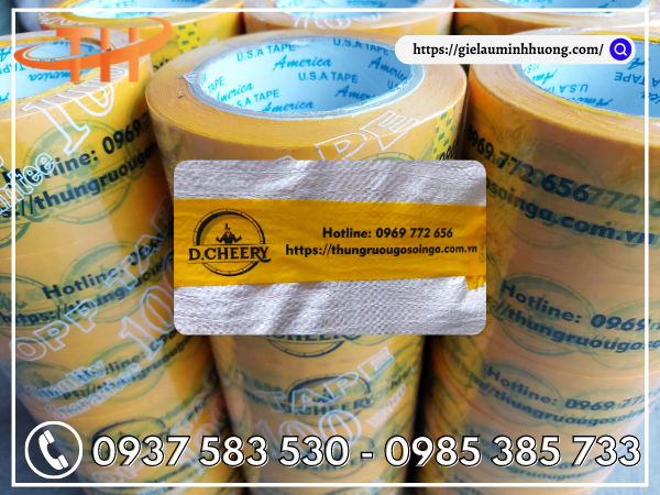 Băng dính in logo thương hiệu giá rẻ