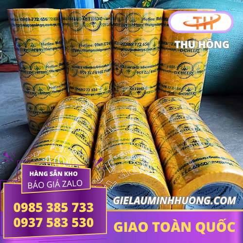 Băng keo dán thùng in logo thương hiệu Băng keo dán thùng in logo thương hiệu