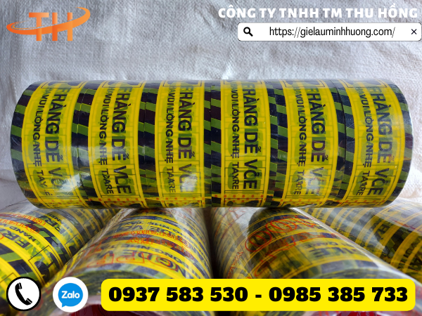 Băng keo đóng thùng hàng dễ vỡ siêu dính