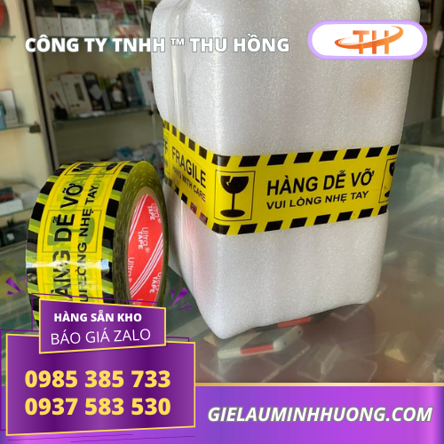 Băng keo hàng dễ vỡ cảnh báo an toàn Băng keo hàng dễ vỡ cảnh báo an toàn