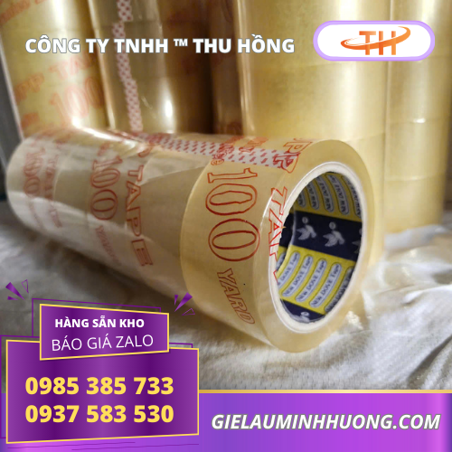 Băng keo trong Băng keo trong đóng hàng siêu dính 100Y, 200Y, 300Y..