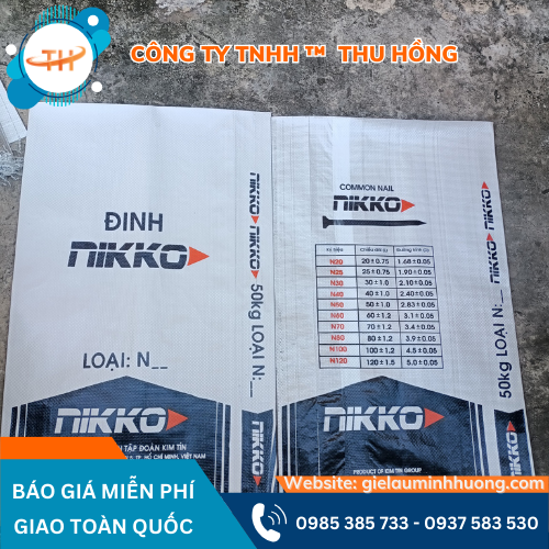 Bao bì KP 50kg đựng đinh giá rẻ Bao bì KP 50kg đựng đinh giá rẻ