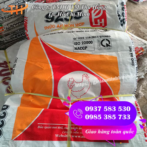 bao đựng thức ăn chăn nuôi 25kg 50kg