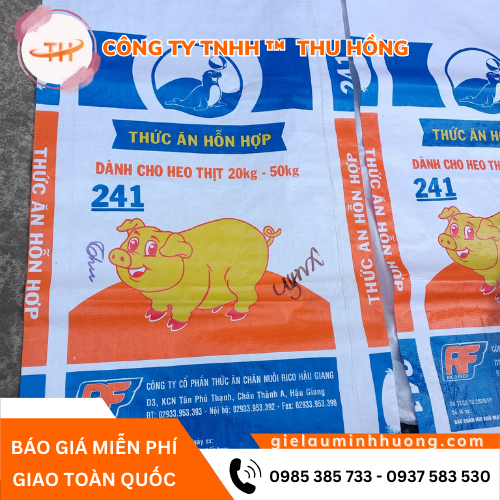 Bao đựng thức ăn gia súc cho trang trại chăn nuôi Bao đựng thức ăn gia súc cho trang trại chăn nuôi