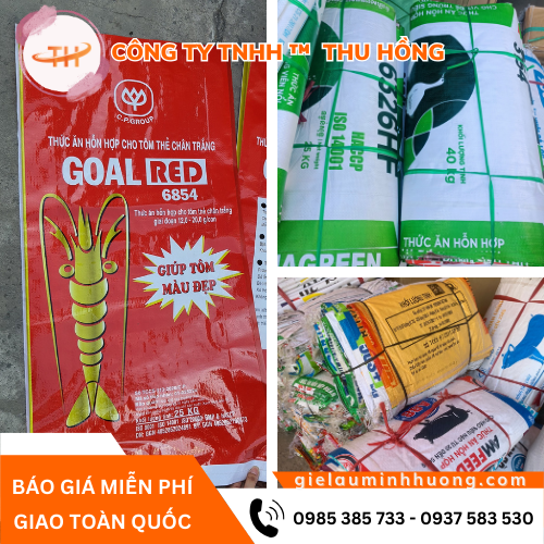 Bao đựng thức ăn gia súc đủ loại 25kg 40kg 50kg Bao đựng thức ăn gia súc đủ loại 25kg 40kg 50kg