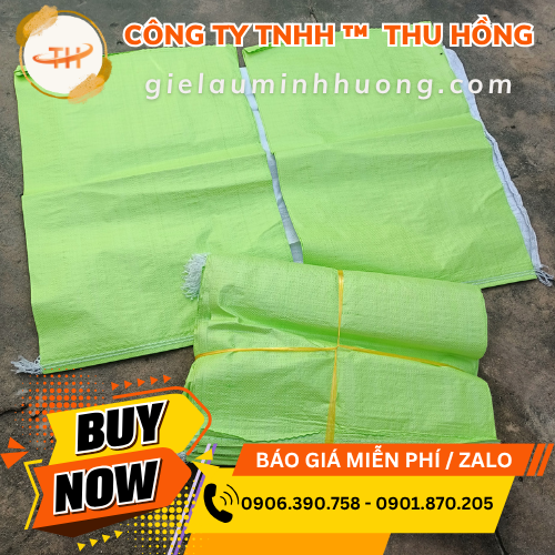 Báo giá sỉ bao tải xanh lá 50x70cm tại xưởng Báo giá sỉ bao tải xanh lá 50x70cm tại xưởng