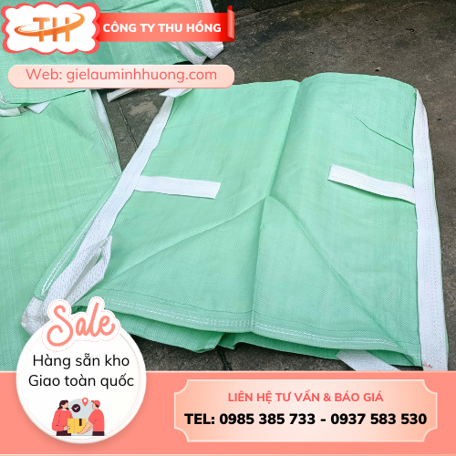 Bao Jumbo vuông đủ loại từ 500kg đến 2 tấn Bao Jumbo vuông đủ loại từ 500kg đến 2 tấn