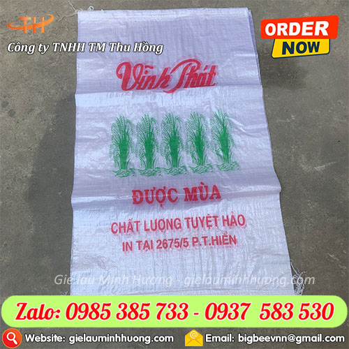 Bao lúa được mùa trắng trong Bao lúa được mùa trắng trong